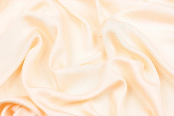 Ткань плательно-блузочная вискоза сатин однотонный, Maks Style, вискоза 100%, цвет белый, арт. MS- 1156 D-3