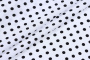 Ткань плательно-блузочная штапель, Maks Style, вискоза 100%, белый принт горох, арт. MS- 1146 D-30 С-2