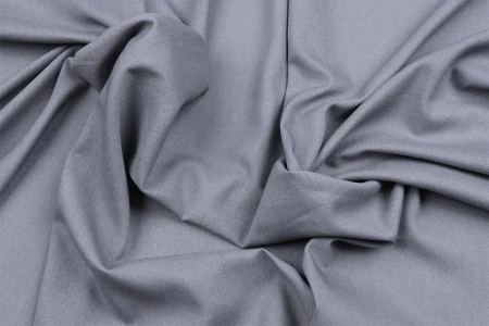 Ткань плательно-костюмная лён вискоза хлопок однотонный, Maks Style, цвет серый, арт. MS- 1160 D-12