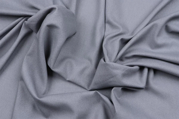 Ткань плательно-костюмная лён вискоза хлопок однотонный, Maks Style, цвет серый, арт. MS- 1160 D-12