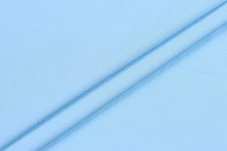 Ткань плательно-блузочная нейлон поплин однотонный, Maks Style, цвет голубой, арт. MS- 1228 D-3