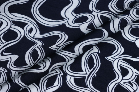 Ткань плательно-блузочная вискоза нейлон, Maks Style, вискоза 80%, нейлон 20%, арт. MS- 1173 D- 45