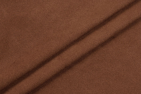 Ткань костюмная замша однотонная, Maks Style, цвет коричневый, арт. MS- 3248 D-14