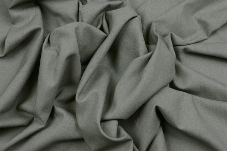 Ткань плательно-костюмная лён вискоза хлопок однотонный, Maks Style, цвет хаки, арт. MS- 1160 D-10