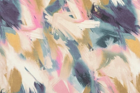 Ткань плательно-блузочная шифон, Maks Style, акварель, арт MS- 2238 D-1