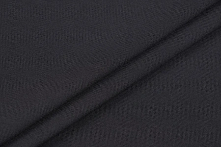 Ткань трикотажная однотонная, Нейлон Рома Джерси 520гр., Maks Style, цвет черный, арт. MS- 2025 D-8