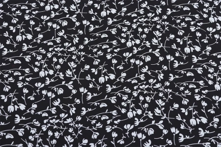 Ткань плательно-блузочная шифон, Maks Style, цветочный принт, арт MS- 1234 D-75 C-1