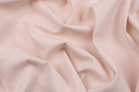Ткань плательно-костюмная лён вискоза однотонная, Maks Style, цвет персиковый,  арт. MS- 1161 D-5