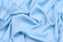 Ткань плательно-блузочная однотонная Армани шелк, Maks Style, цвет голубой, арт 1132 D-30