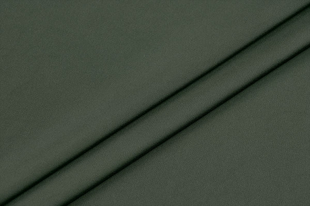 Ткань плательно-блузочная однотонная Армани шелк, Maks Style, цвет олива, арт 1132 D-23