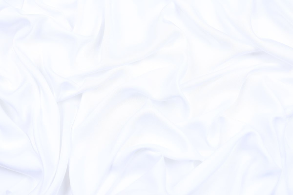 Ткань плательно-блузочная вискоза сатин однотонный, Maks Style, вискоза 100%, цвет белый, арт. MS- 1156 D-1