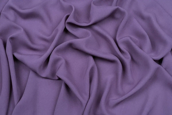 Ткань плательно-блузочная штапель однотонный, Maks Style, вискоза 100%, цвет фиолетовый, арт. MS- 2453 D-37