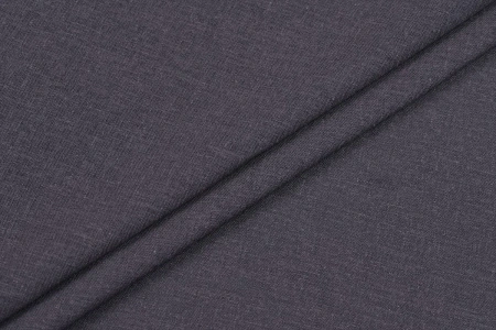 Ткань плательно-костюмная лён вискоза однотонная, Maks Style, цвет серо-фиолетовый, арт. MS- 1161 D-13