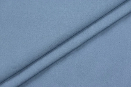 Ткань плательно-блузочная хлопок поплин однотонный, Maks Style, хлопок 100%, цвет синий, арт. 1159 D-7