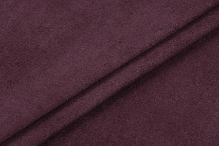 Ткань костюмная замша однотонная, Maks Style, цвет бордовый, арт. MS- 3248 D-5