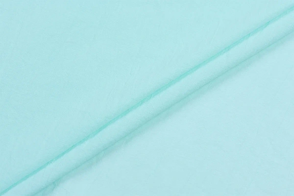 Ткань плательно-блузочная марлевка однотонная, Maks Style, хлопок 100%, цвет бирюзовый, арт. 1114 D-4