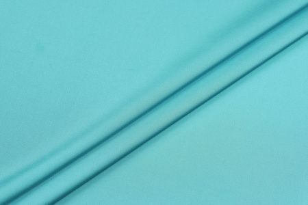 Ткань плательно-блузочная однотонная Армани шелк, Maks Style, цвет голубой, арт 1132 D-20