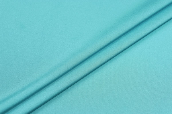 Ткань плательно-блузочная однотонная Армани шелк, Maks Style, цвет голубой, арт 1132 D-20