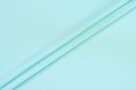 Ткань плательно-блузочная однотонная Армани шелк, Maks Style, цвет голубой, арт 1132 D-32