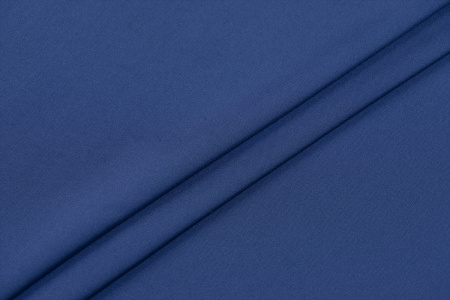 Ткань плательно-блузочная однотонная Армани шелк, Maks Style, цвет синий, арт 1132 D-49