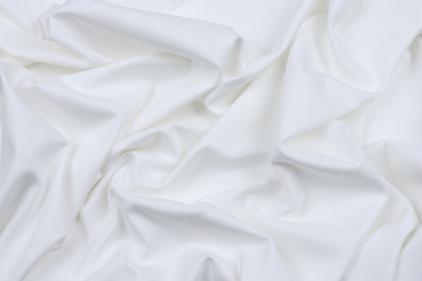 Трикотажное полотно Нейлон Рома Джерси 450 гр. Maks Style, цвет белый, арт. 2026 D-1