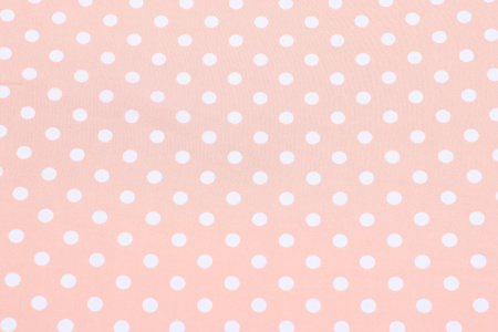 Ткань плательно-блузочная штапель, Maks Style, вискоза 100%, персиковый принт горох, арт. 1105 D-18