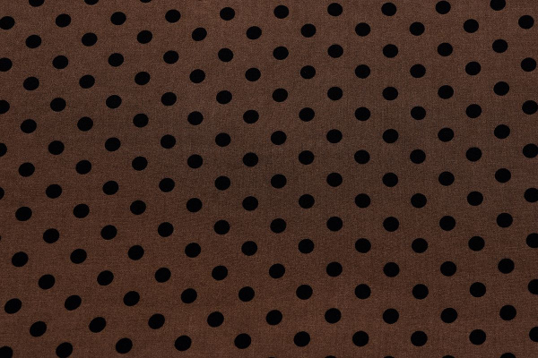 Ткань плательно-блузочная штапель, Maks Style, вискоза 100%, шоколадный принт горох, арт. MS- 1146 D-28 С-3