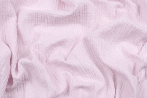 Ткань плательно-блузочная муслин однотонный, Maks Style, хлопок 100%, цвет сиреневый, арт. 1162 D-9