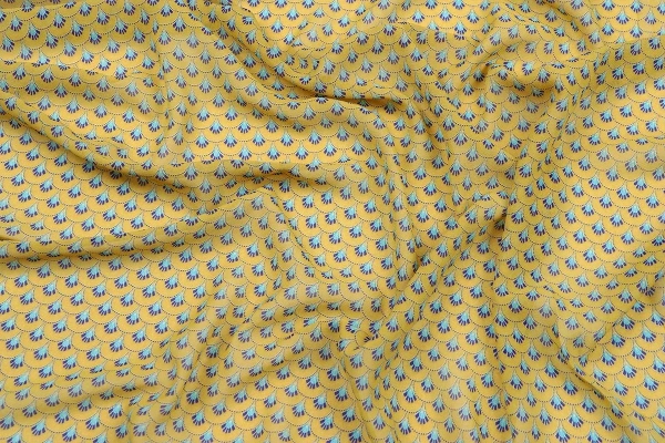 Ткань плательно-блузочная шифон,  Maks Style, цветочный принт, арт. 4197-19 D1011078