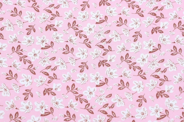 Ткань плательно-блузочная шифон, Maks Style, цветочный принт, арт MS- 1234 D-74 C-1