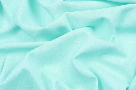 Ткань плательно-костюмная лён вискоза хлопок однотонный, Maks Style, цвет бирюзовый, арт. MS- 1160 D-19