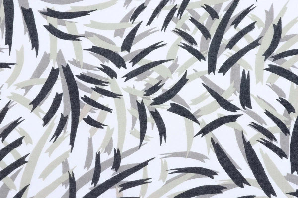 Ткань плательно-блузочная шифон, Maks Style, листья арт MS- 2238 D-2