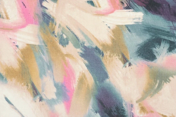 Ткань плательно-блузочная шифон, Maks Style, акварель, арт MS- 2238 D-1