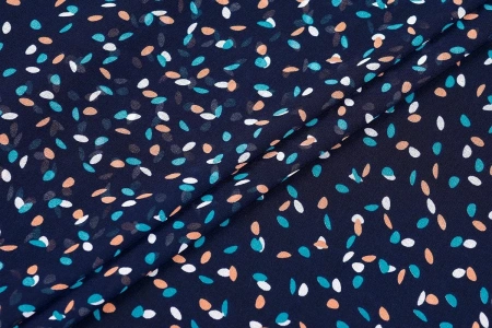 Ткань плательно-блузочная шифон, Maks Style, камушки, арт MS- 1195 D-7 C-1