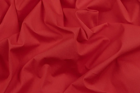 Ткань плательно-блузочная нейлон поплин однотонный, Maks Style, цвет красный, арт. MS- 1228 D-4