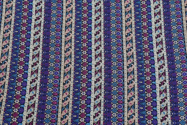 Ткань плательно-блузочная шифон, Maks Style, цветочный принт, арт. MS- 3270 D-25