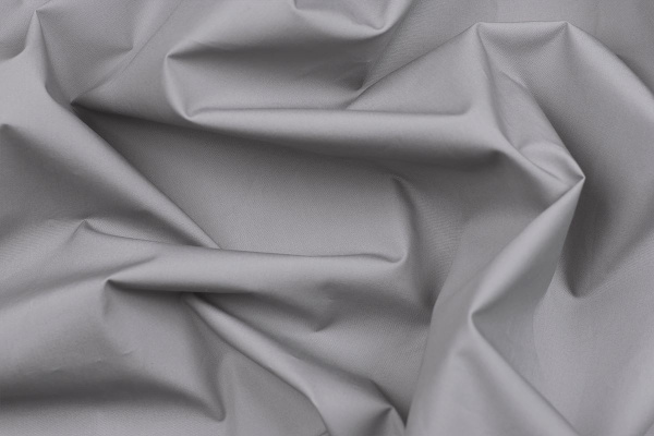 Ткань плательно-блузочная хлопок поплин однотонный, Maks Style, хлопок 100%, цвет серый, арт. 1159 D-12
