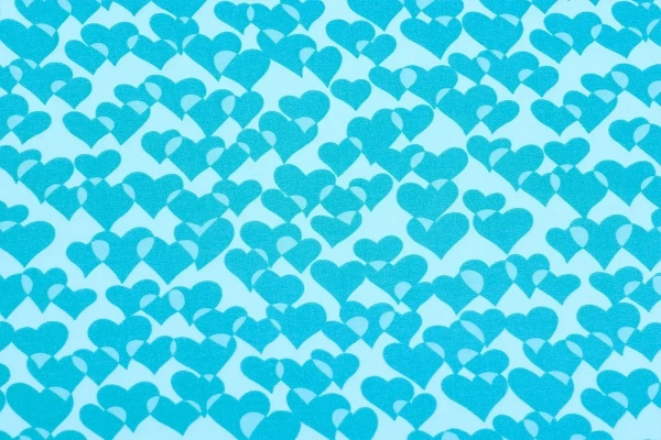 Ткань плательно-блузочная шифон, Maks Style, сердечки арт. SI- 2493-16 D-1 125577 C-3