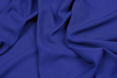 Ткань плательно-блузочная штапель однотонный, Maks Style, вискоза 100%, цвет синий, арт. MS- 2453 D-22