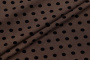 Ткань плательно-блузочная штапель, Maks Style, вискоза 100%, шоколадный принт горох, арт. MS- 1146 D-28 С-3