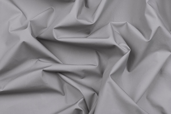 Ткань плательно-блузочная хлопок поплин однотонный, Maks Style, хлопок 100%, цвет серый, арт. 1159 D-12