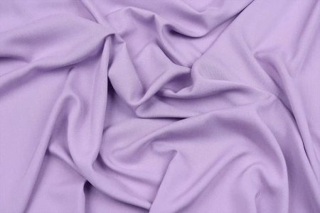 Ткань плательно-блузочная штапель однотонный, Maks Style, вискоза 100%, цвет сиреневый, арт. MS- 2453 D-19