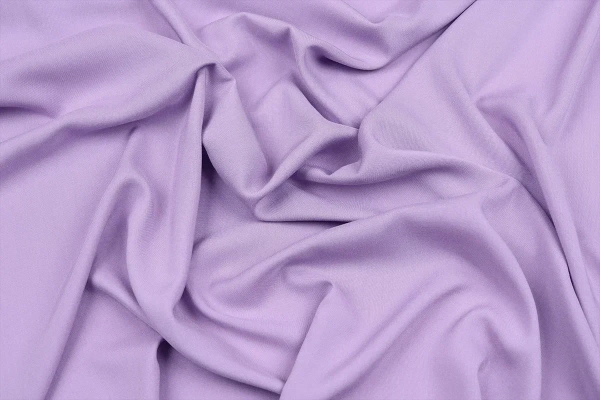 Ткань плательно-блузочная штапель однотонный, Maks Style, вискоза 100%, цвет сиреневый, арт. MS- 2453 D-19