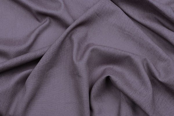 Ткань плательно-костюмная лён вискоза хлопок однотонный, Maks Style, цвет серо-сиреневый, арт. MS- 1160 D-13