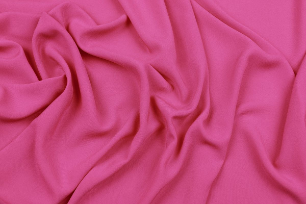 Ткань плательно-блузочная штапель однотонный, Maks Style, вискоза 100%, цвет розовый, арт. MS- 2453 D-8