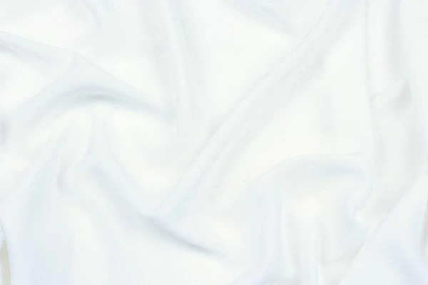 Ткань плательно-блузочная штапель однотонный, Maks Style, вискоза 100%, цвет белый, арт. MS- 2453 D-2