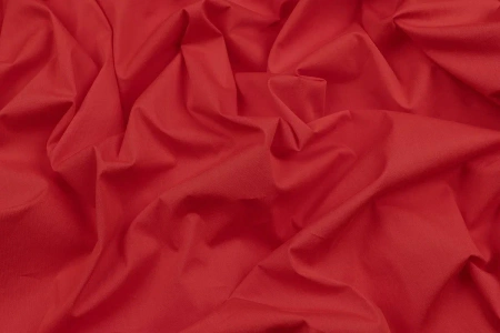 Ткань плательно-блузочная нейлон поплин однотонный, Maks Style, цвет красный, арт. MS- 1228 D-4