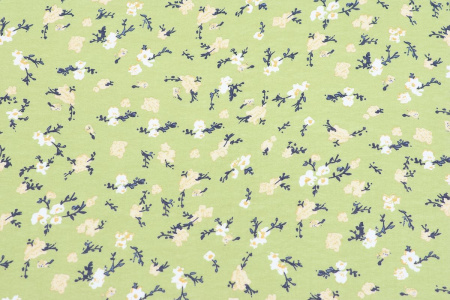 Ткань плательно-блузочная шифон, Maks Style, цветочный принт, арт. MS- 1234 D-LS2110578-1E D-5 C-3