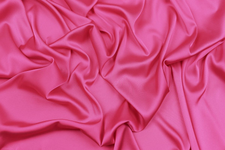 Ткань плательно-блузочная однотонная Армани шелк, Maks Style, цвет розовый, арт 1132 D-37