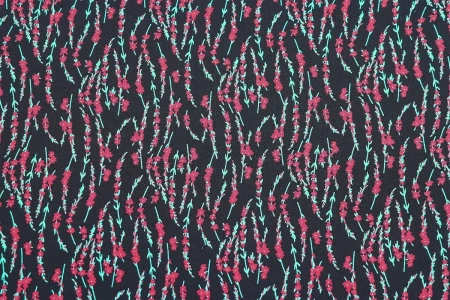 Ткань плательно-блузочная шифон, Maks Style, цветочный принт, арт MS- 1234 D-61 C-2